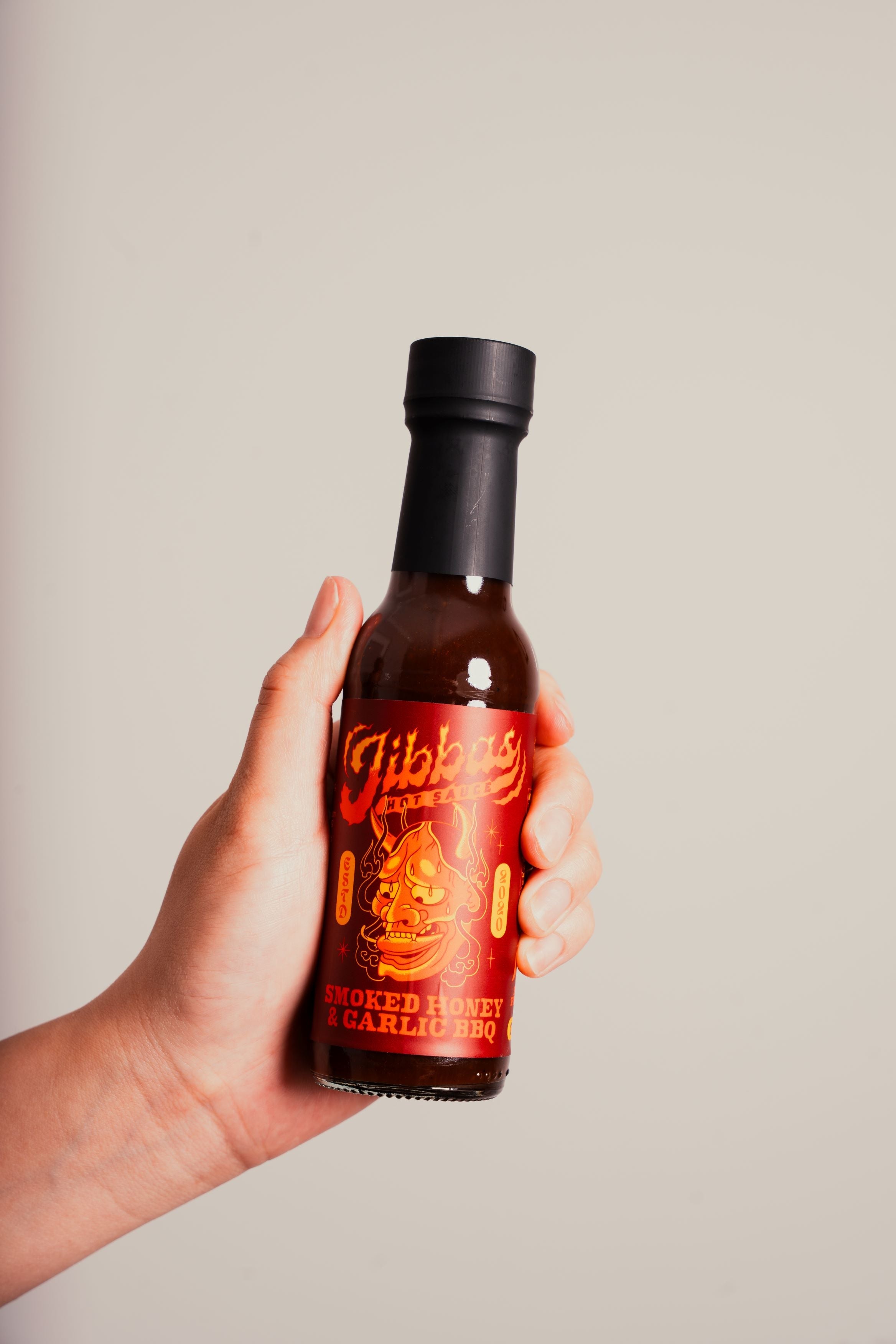Jibba's Smoked Honey & Garlic BBQ, the mildest sauce in the range