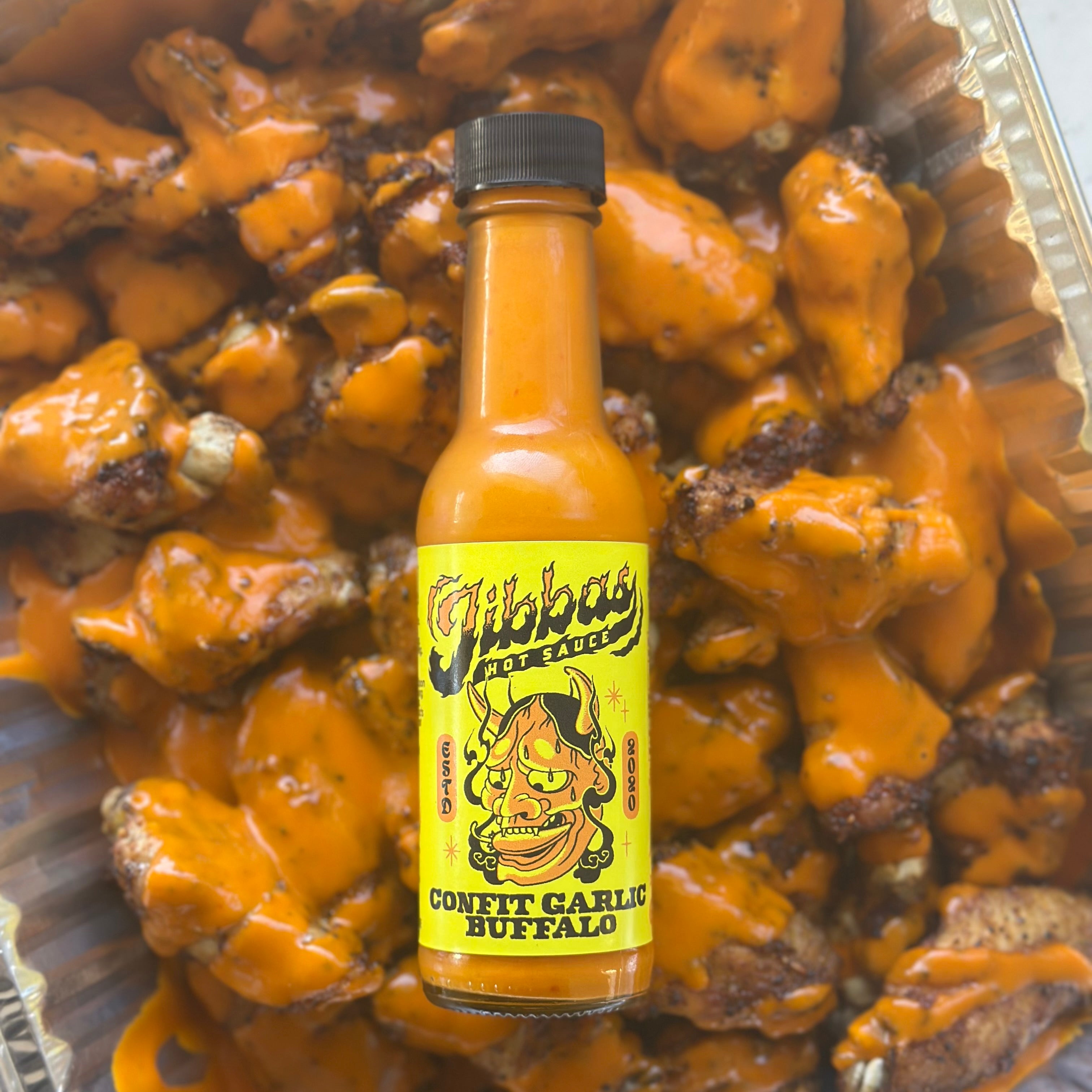 Confit Garlic Buffalo Hot Sauce