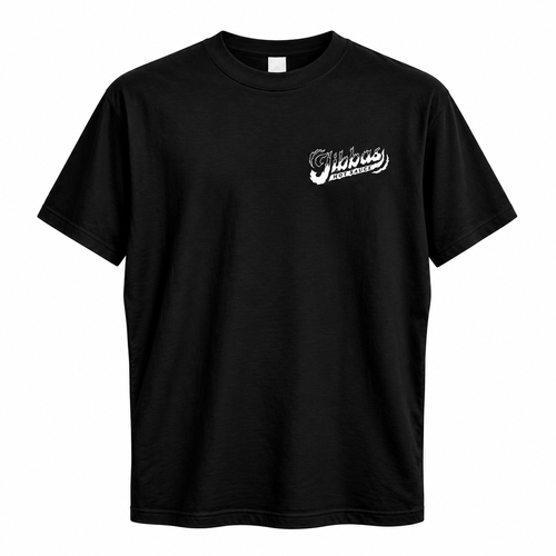 Aztec Mask T-Shirt, black tee with small Jibba's logo on the chest